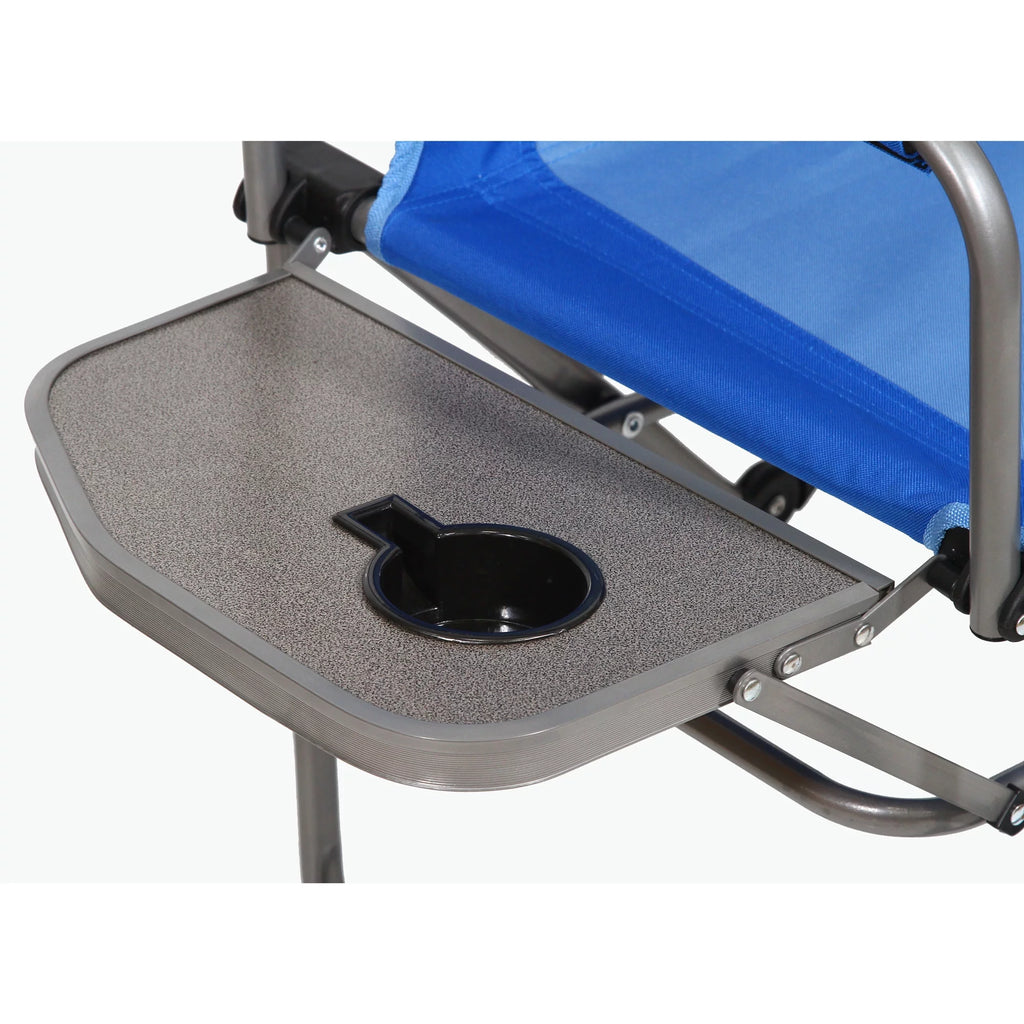 Outdoor Camping Folding Director's Chair with Side Table O4386