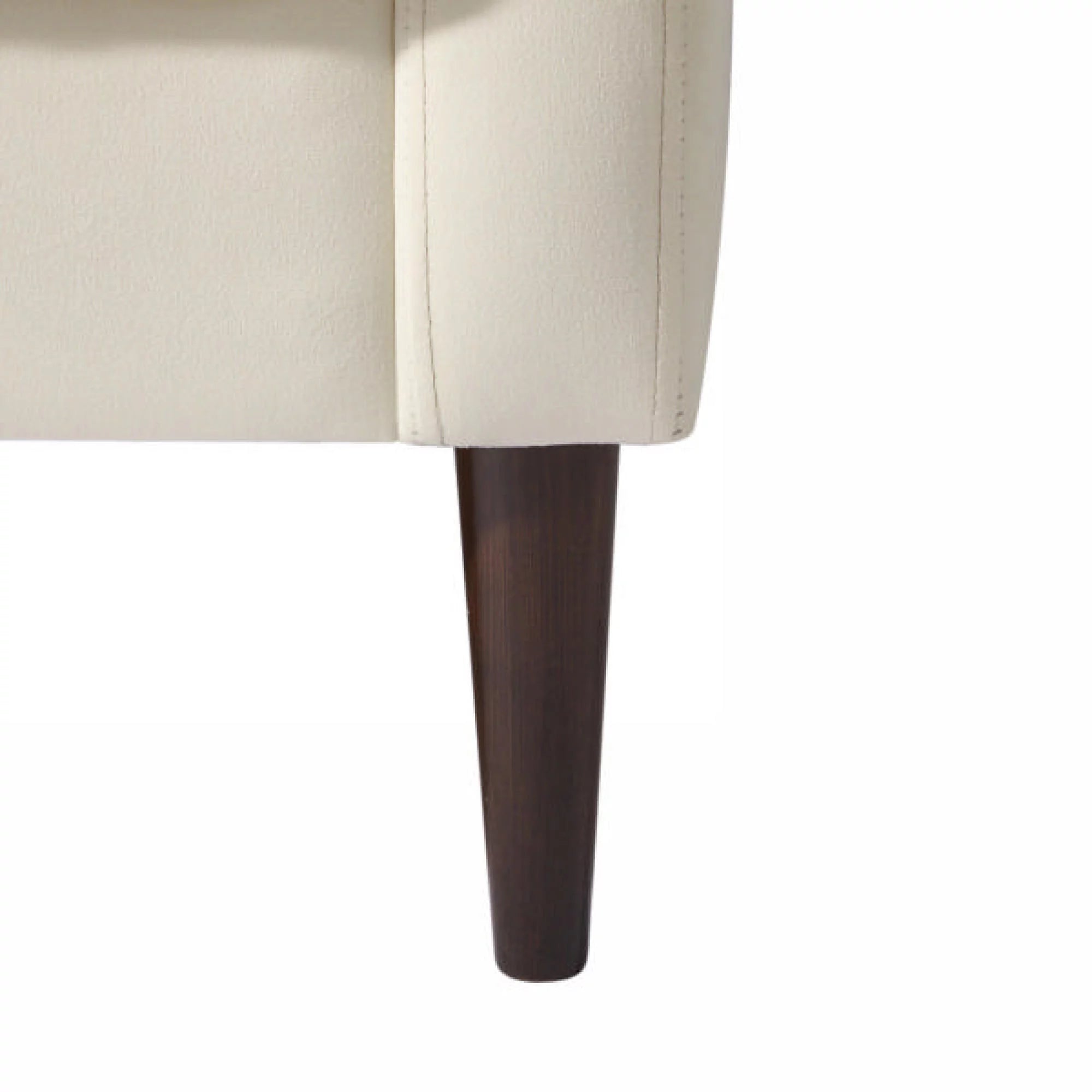 3 Seats Velvet Upholstered Sofa with Wooden Frame and Wood Legs P675
