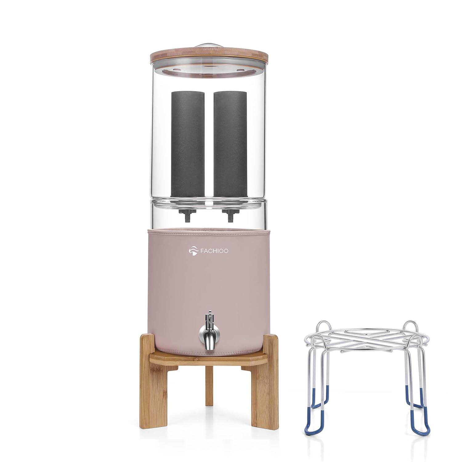 2.25 Gallon Gravity Fed Black Carbon Water Filter with 2 Stand E204581