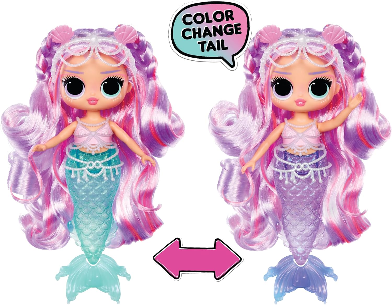Mermaid Lana Marine Fashion Doll with Color Changing Tail N514