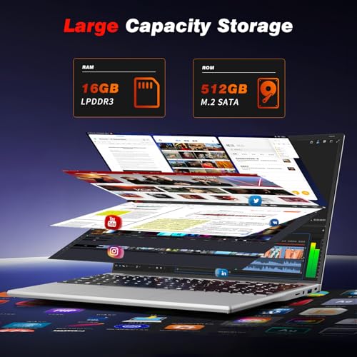 15.6 Inch 1920X1080 FHD IPS Gaming Laptop 16GB 512GB SSD E385
