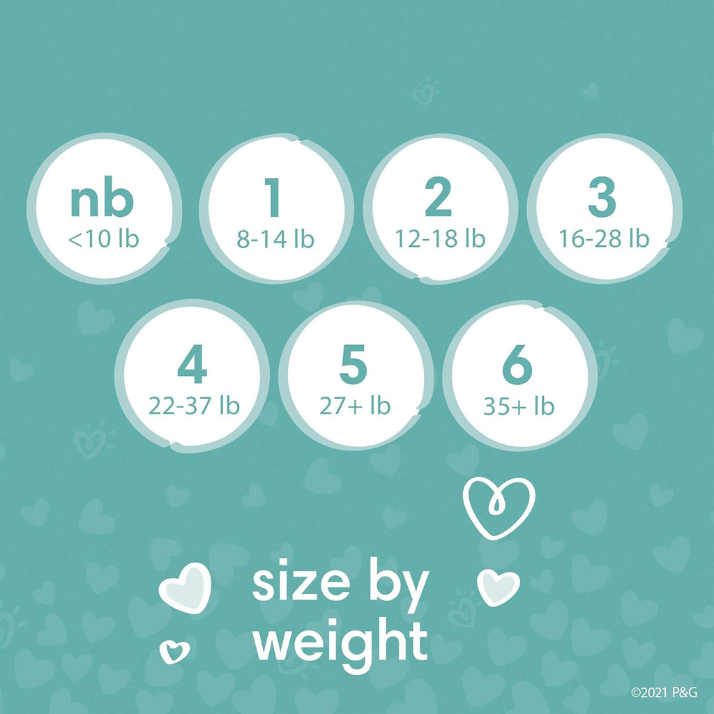 Size 4 Baby Dry Diapers, 28 Count Z260565