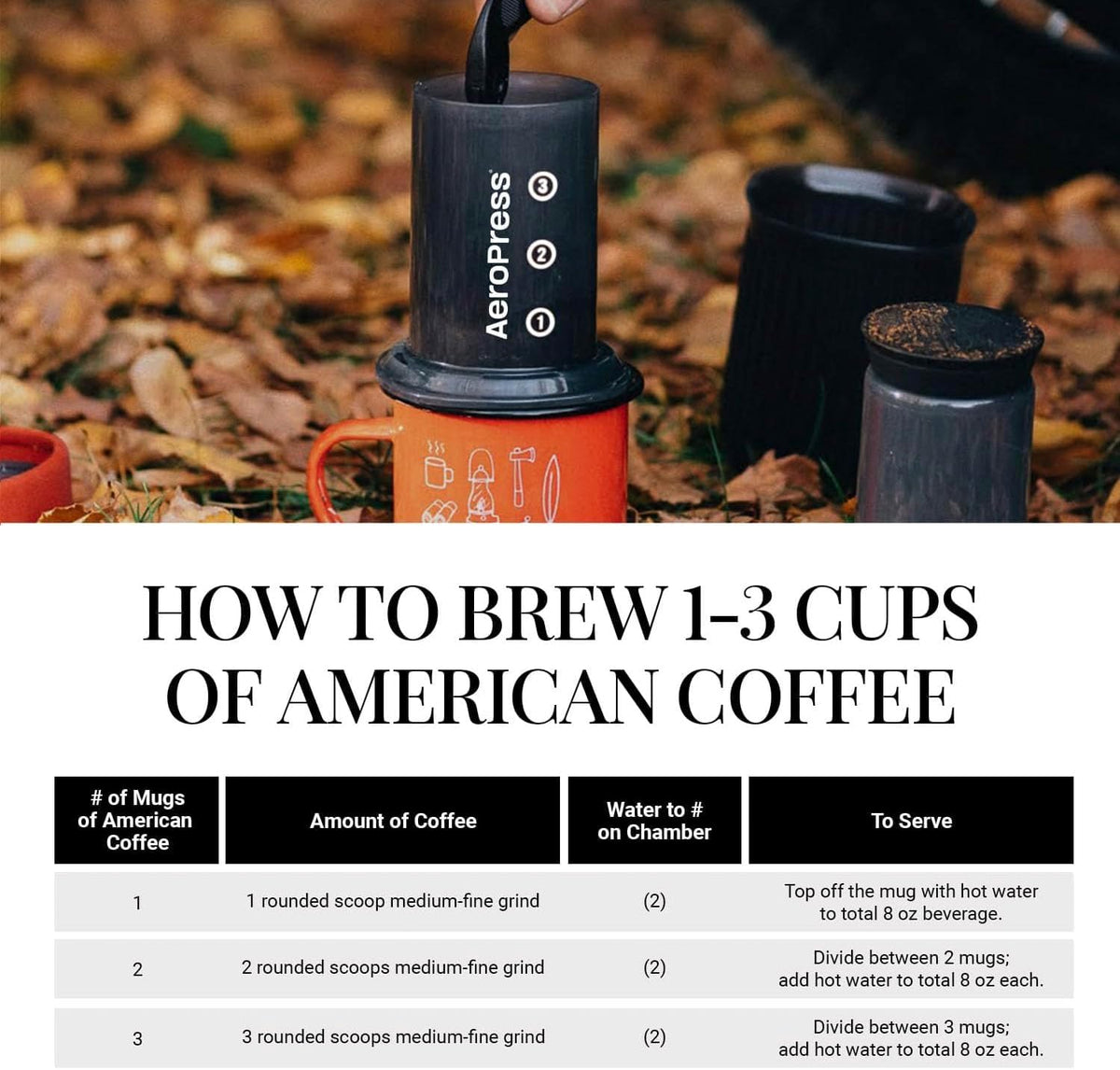 Travel Coffee Press Kit H635