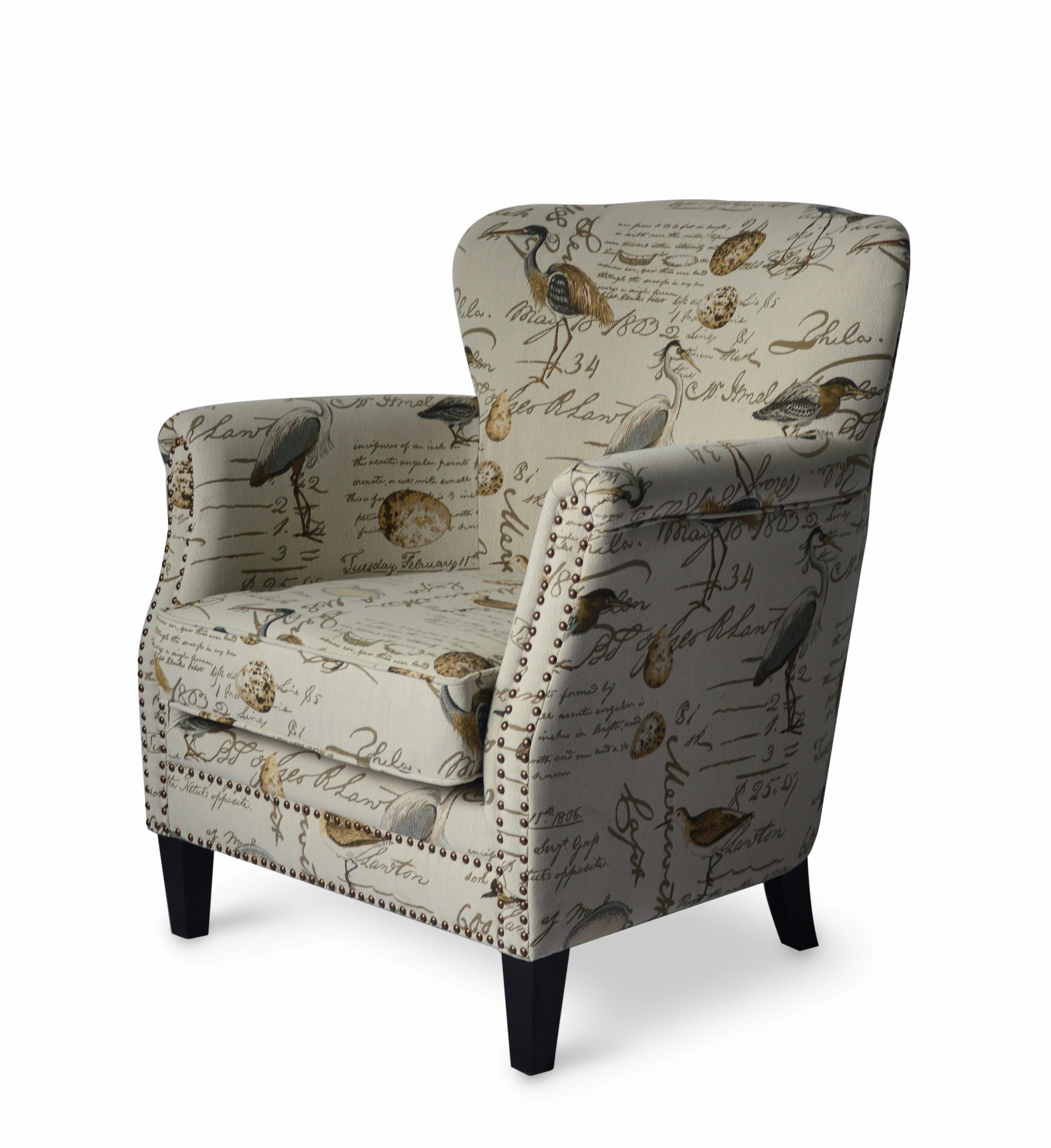 Upholstered Accent Chair with Nailhead Trim M713465