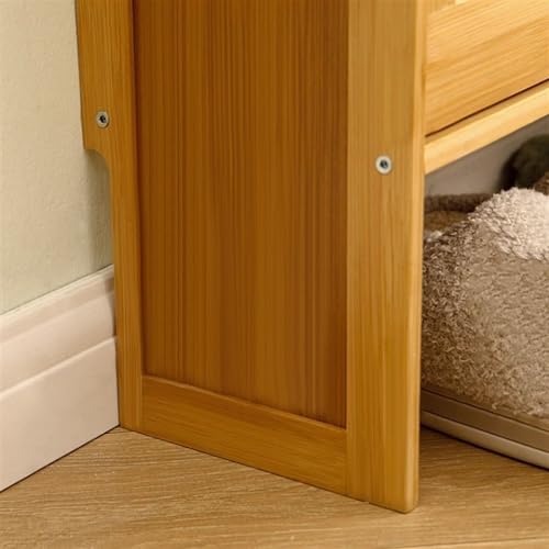 Slim Bamboo Shoe Storage Cabinet with Flip Drawers Z666