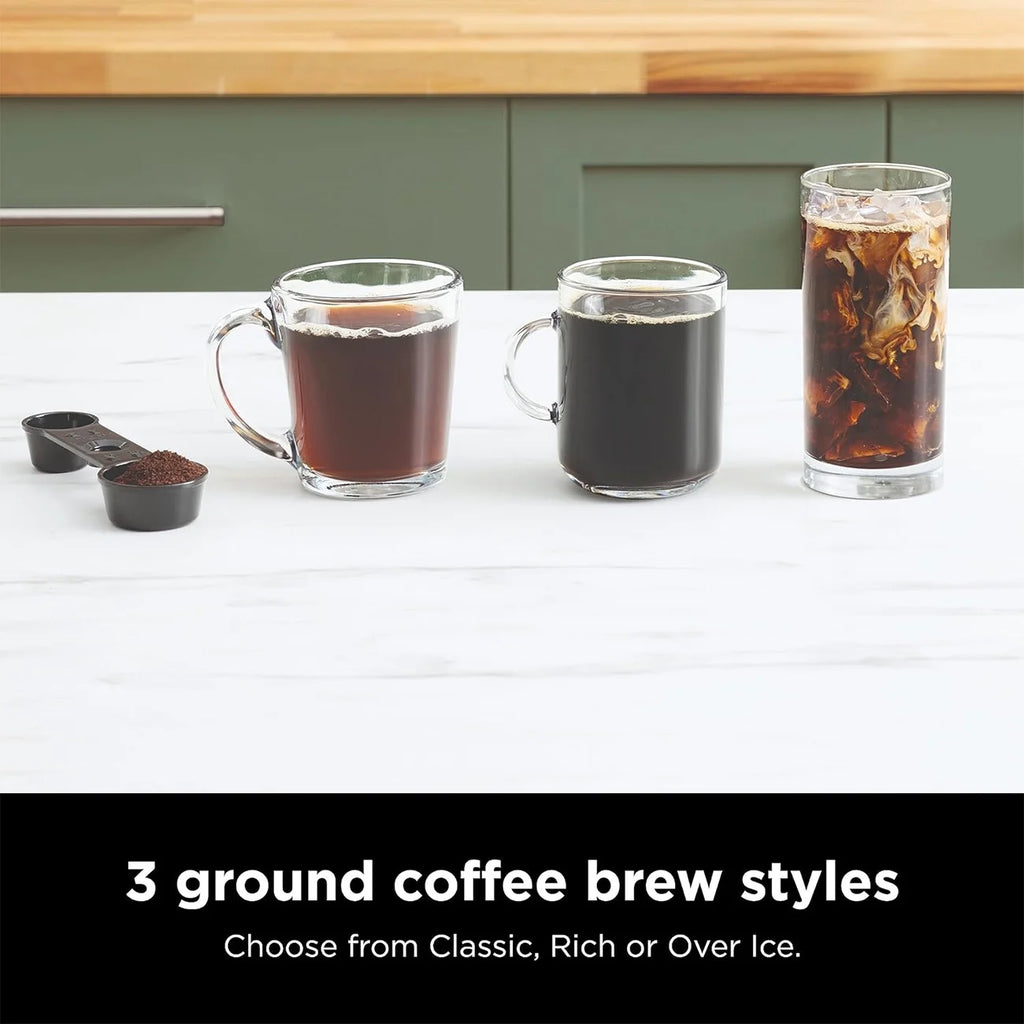Black and Stainless Steel Espresso & Coffee Barista System X187