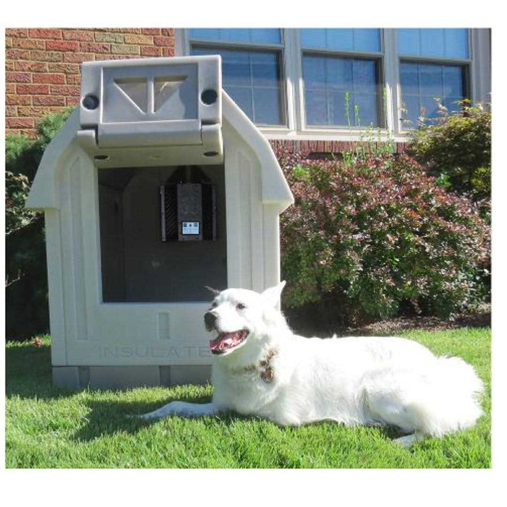 Insulated Dog House with Central Heater Z3337