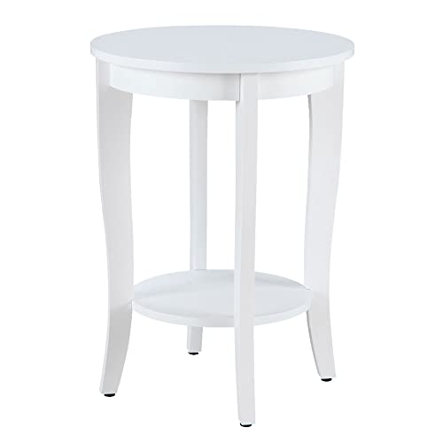 Black Round End Table X632