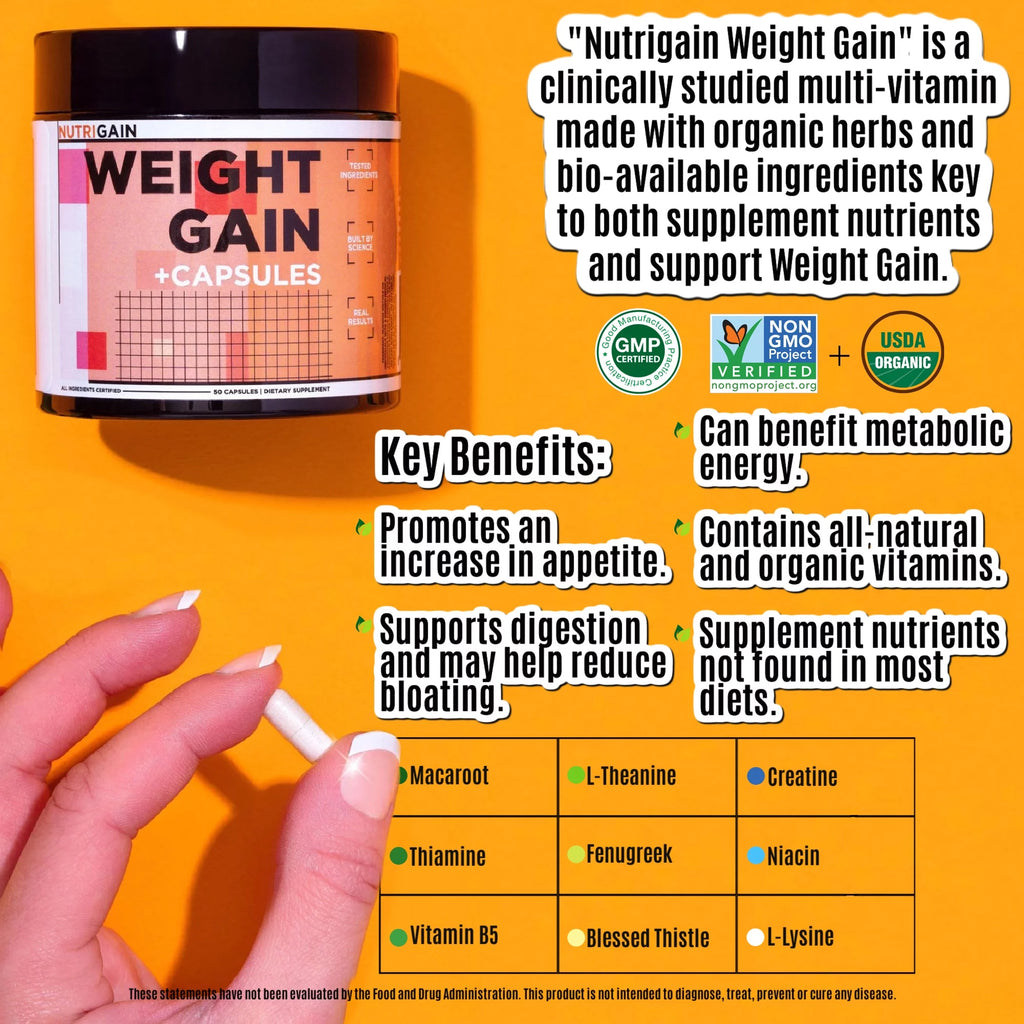 Weight Gain Capsules - 6 OZ Jar B368650