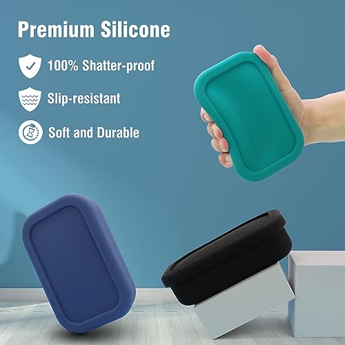 Off-White Silicone Travel Soap Case with Draining Layer F5828