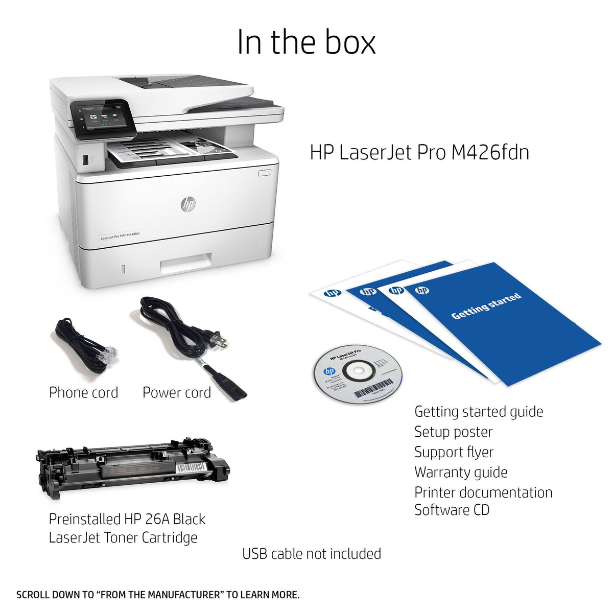 LaserJet Pro MFP Printer M65165