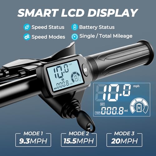 850W Peak Electric Scooter with Seat, 22MPH & 25 Miles Range, Dual Suspension, 14" Folding E Scooters G525998