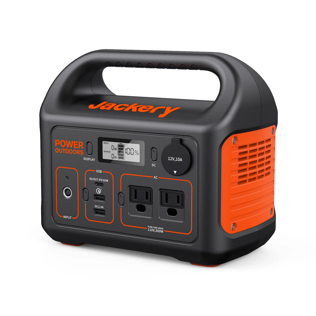 Portable Power Station with Automobile Battery Charging Cable E192245