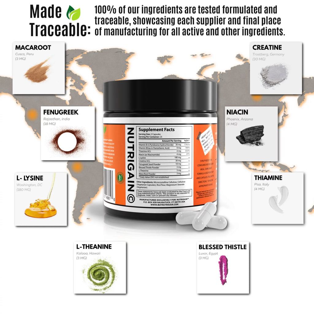 Weight Gain Capsules - 6 OZ Jar B368650