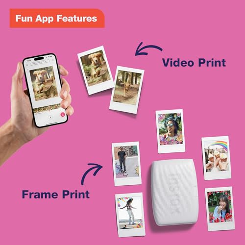 Clay White Smartphone Printer Y45722