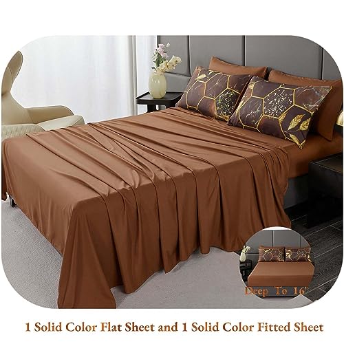 Geometric Black Queen Comforter Set 7 Pieces Z691378