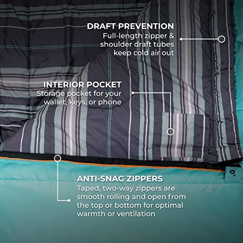 0 Degree Sleeping Bag with Compression Sack Z236933