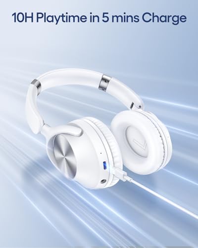 Active Noise Cancelling Wireless Over Ear Bluetooth Headphones Black K376823