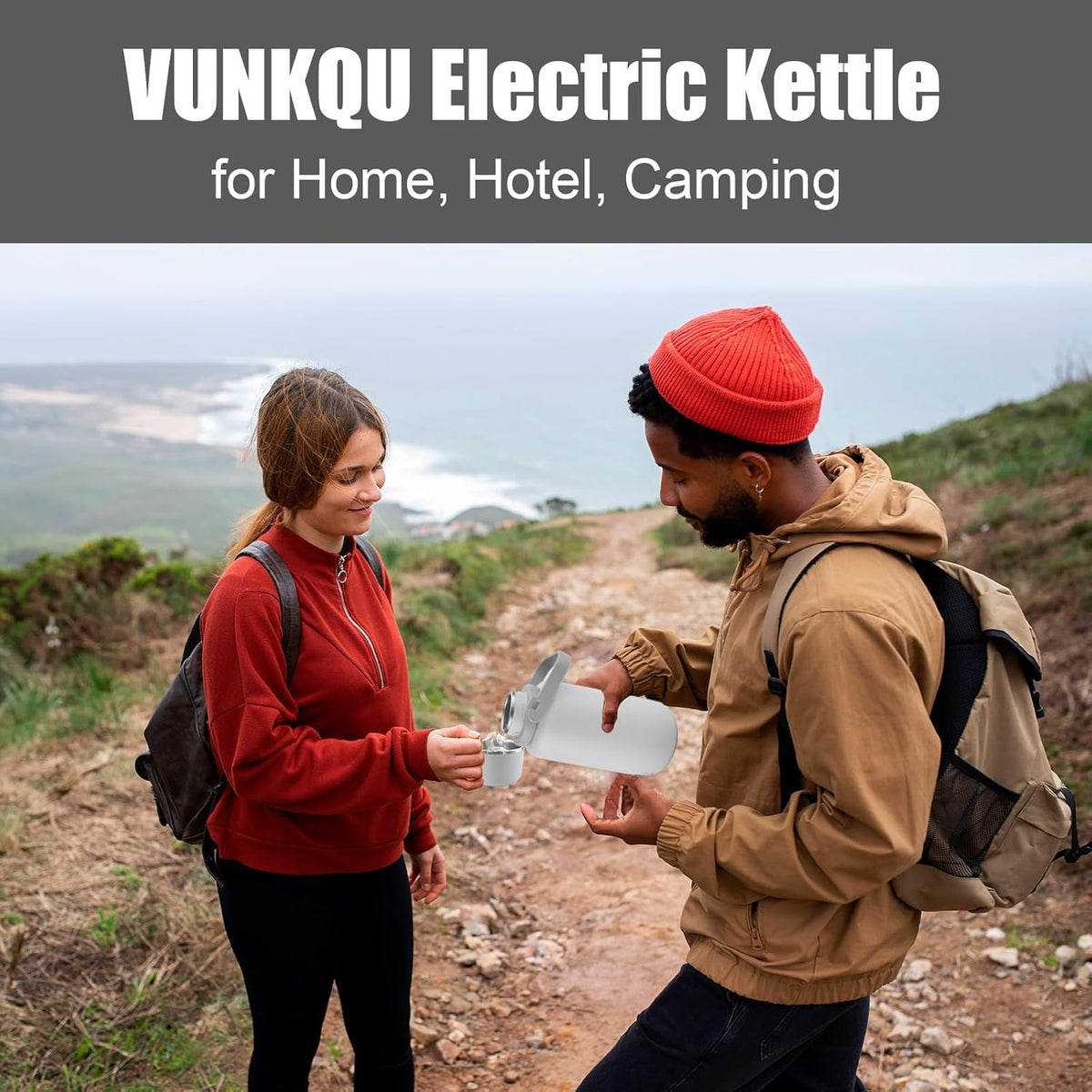 1L Electric Kettle with Temperature Control and LCD Display P3045
