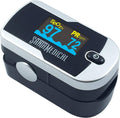 Fingertip Pulse Oximeter Blood Oxygen Saturation Monitor with Batteries and Lanyard U408
