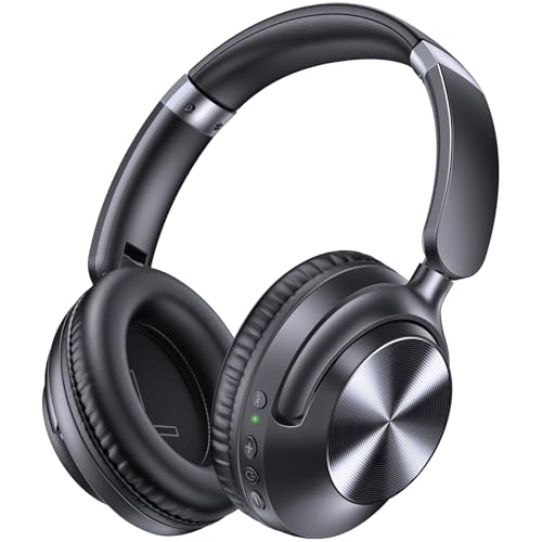 Active Noise Cancelling Wireless Over Ear Bluetooth Headphones Black K376823