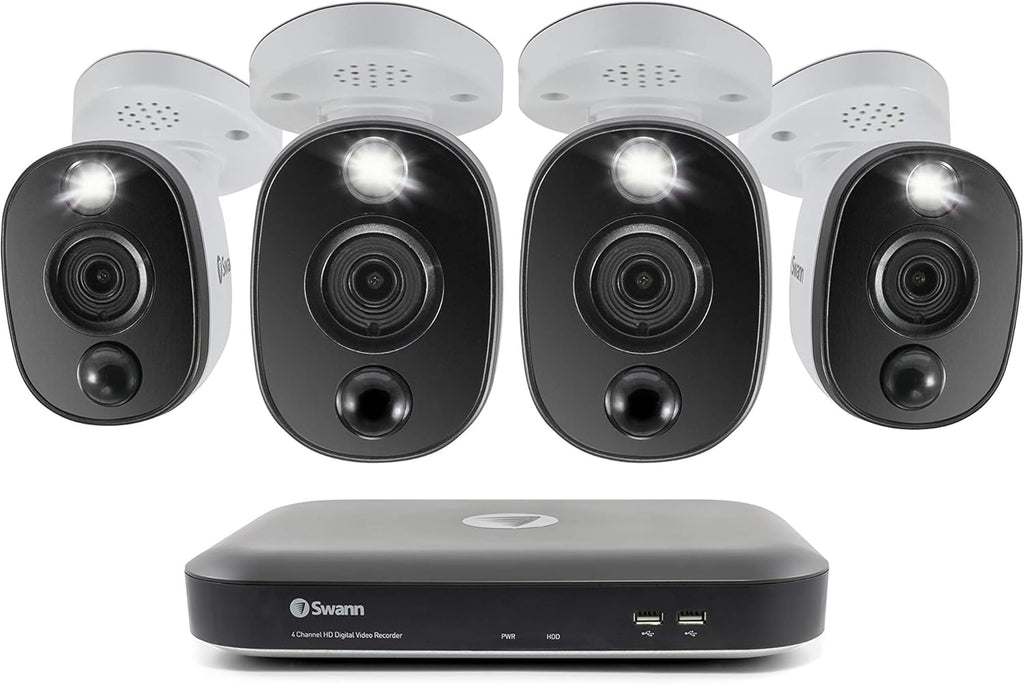 4 Channel 4 Camera Wired Surveillance DVR Security System with 1TB HDD S579669