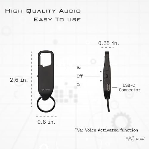128GB Voice Recorder with Noise Reduction V898