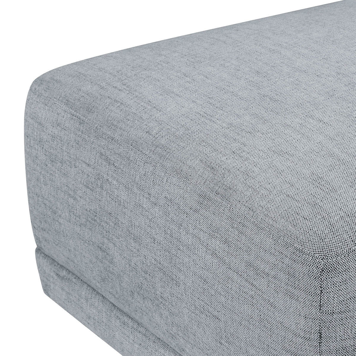 Gray Fabric Modular Sectional Sofa with Ottoman S357458