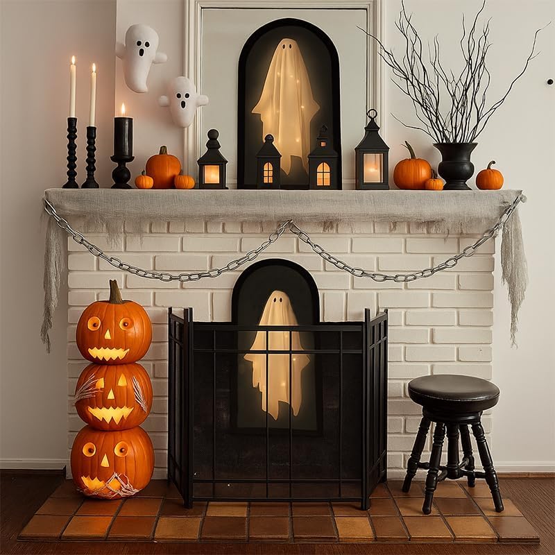 Ghost Mirror with Creepy Eyes E8330