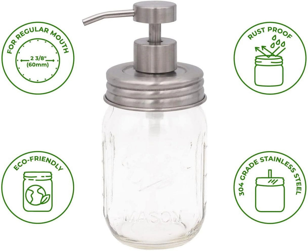 Stainless Steel Threaded Soap Pump Lid H153763