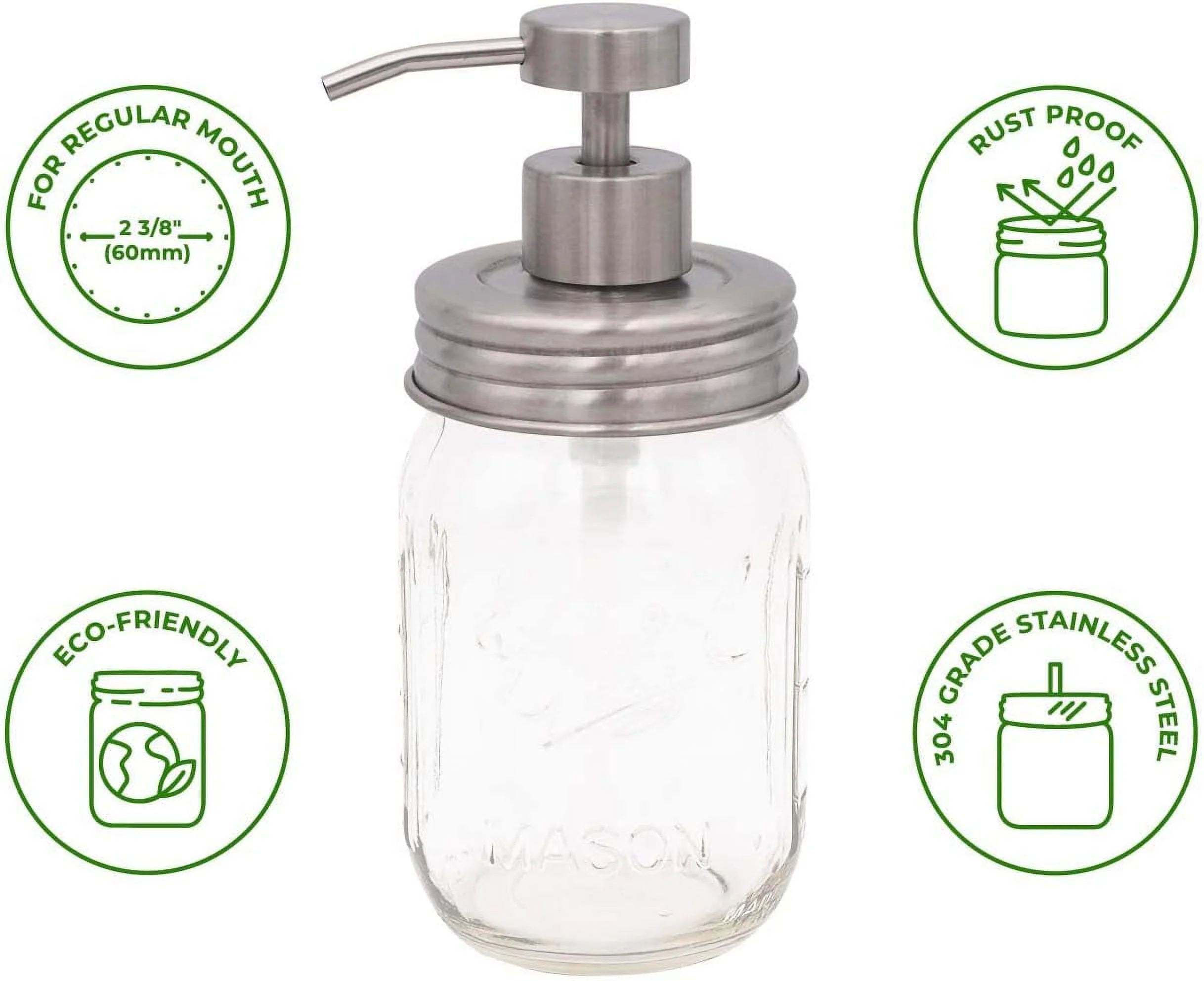 Stainless Steel Threaded Soap Pump Lid H153763