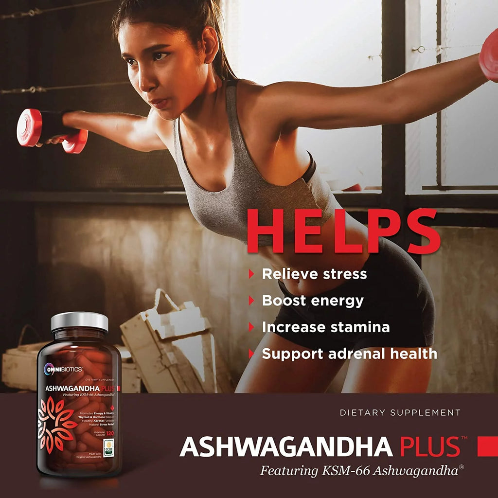 1300 mg KSM-66 Ashwagandha Supplement, 120 Vegan Capsules Y34427