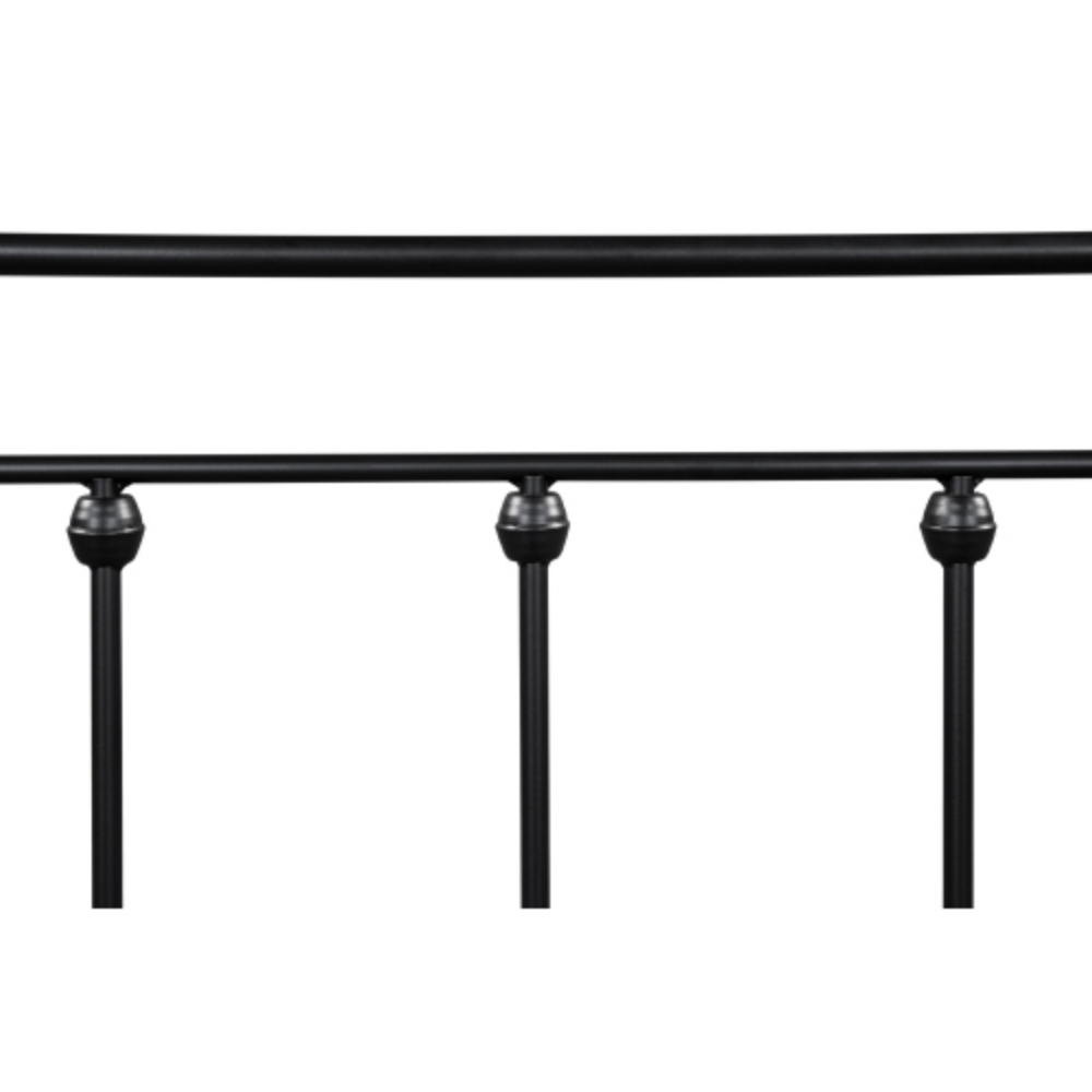 Black Metal Daybed with Trundle C3967