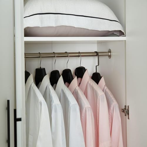 White 4 Door Wood Armoire Wardrobe with 2 Hanging Rods and 2 Drawers F92766