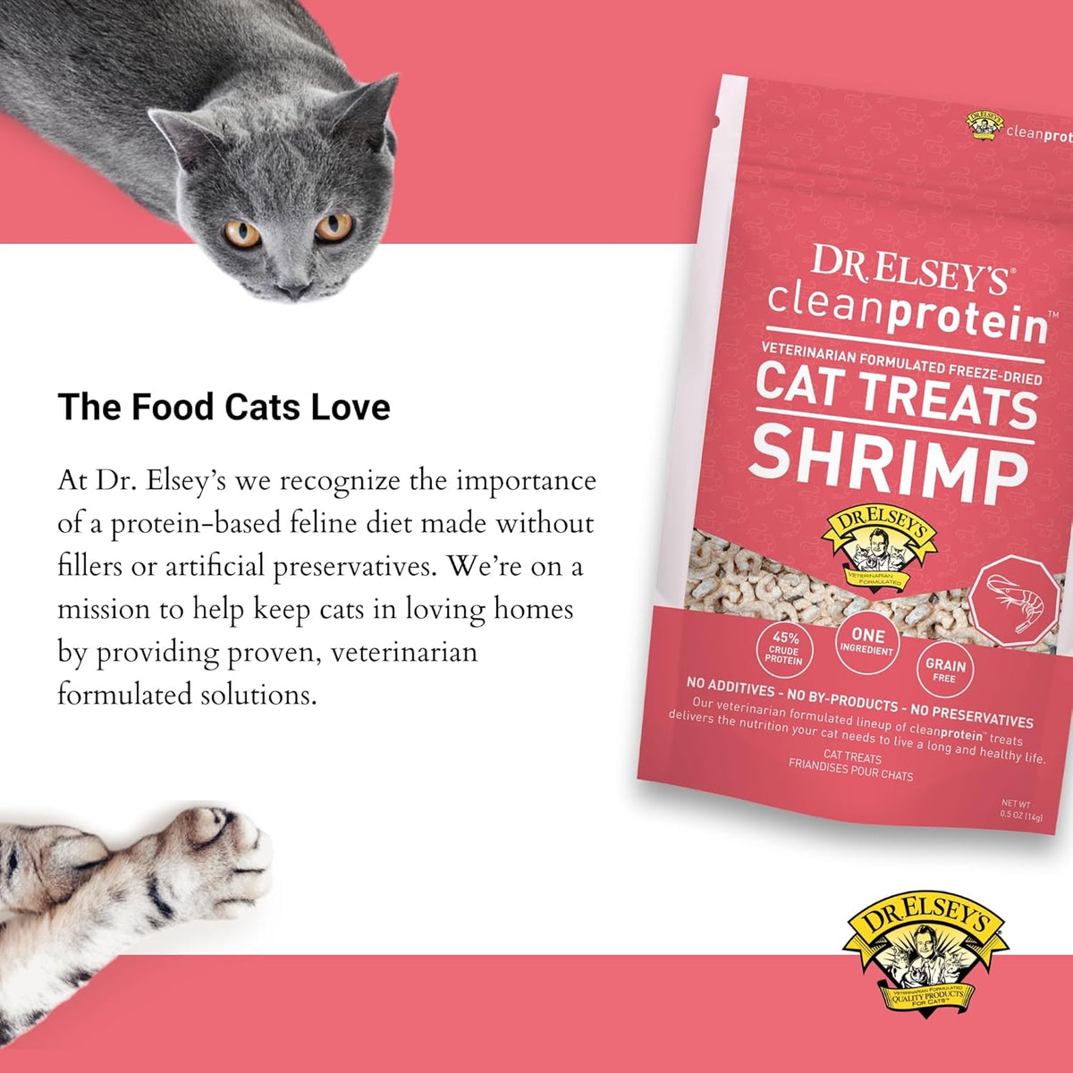 Freeze-Dried Shrimp Cat Treats 0.5 oz. T51492