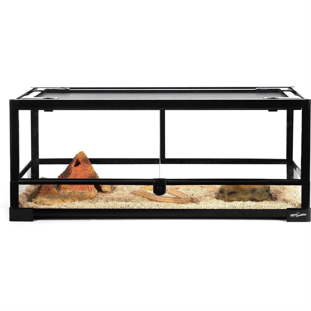 Tempered Glass Front Opening Double Hinge Door Terrarium J51854