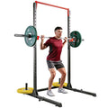 High Weight Capacity Power Cage and Squat Rack with J-Hooks, Adjustable Pull Up Bar S867
