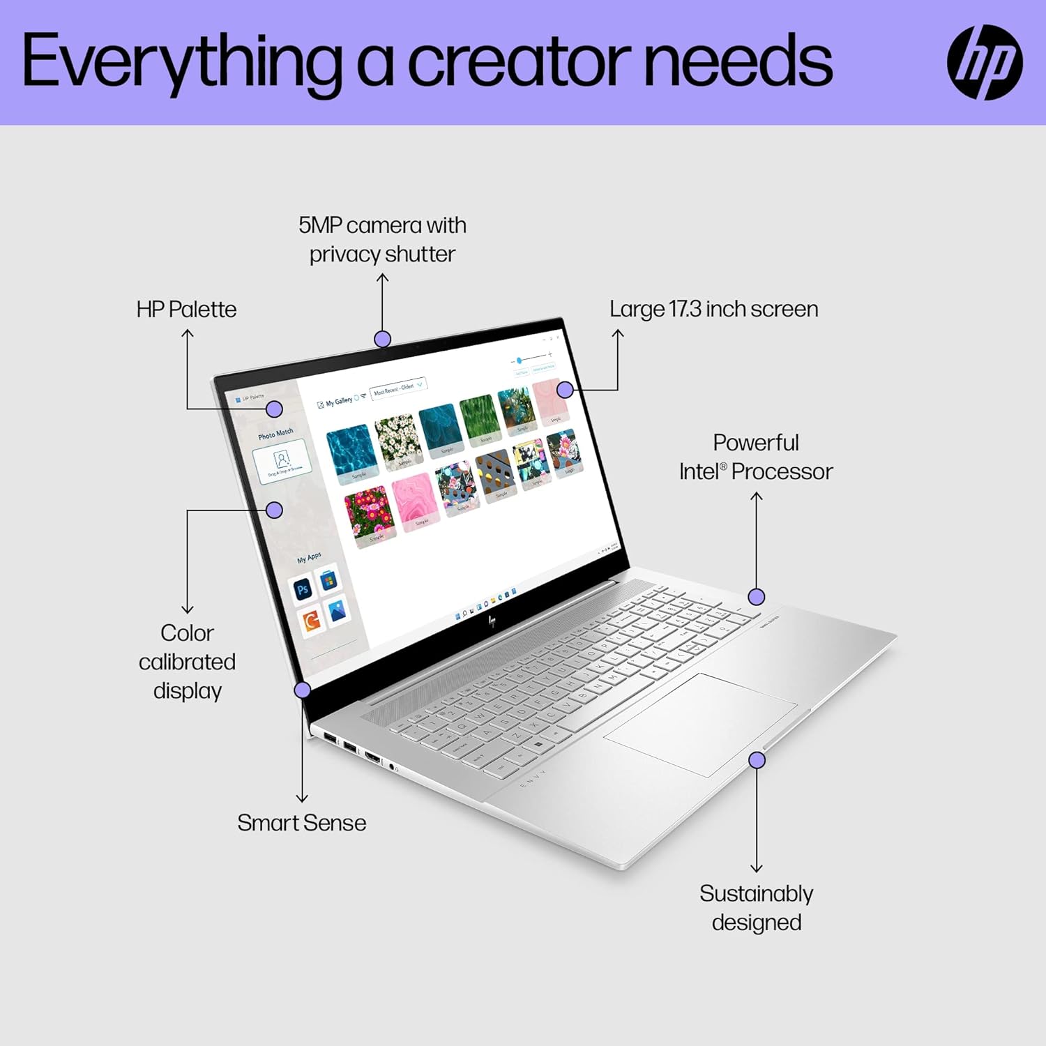 17.3" Full HD Touchscreen Laptop with Intel Core i7-1260P, 16GB RAM, 1TB SSD, Windows 11 Home, Silver S177533