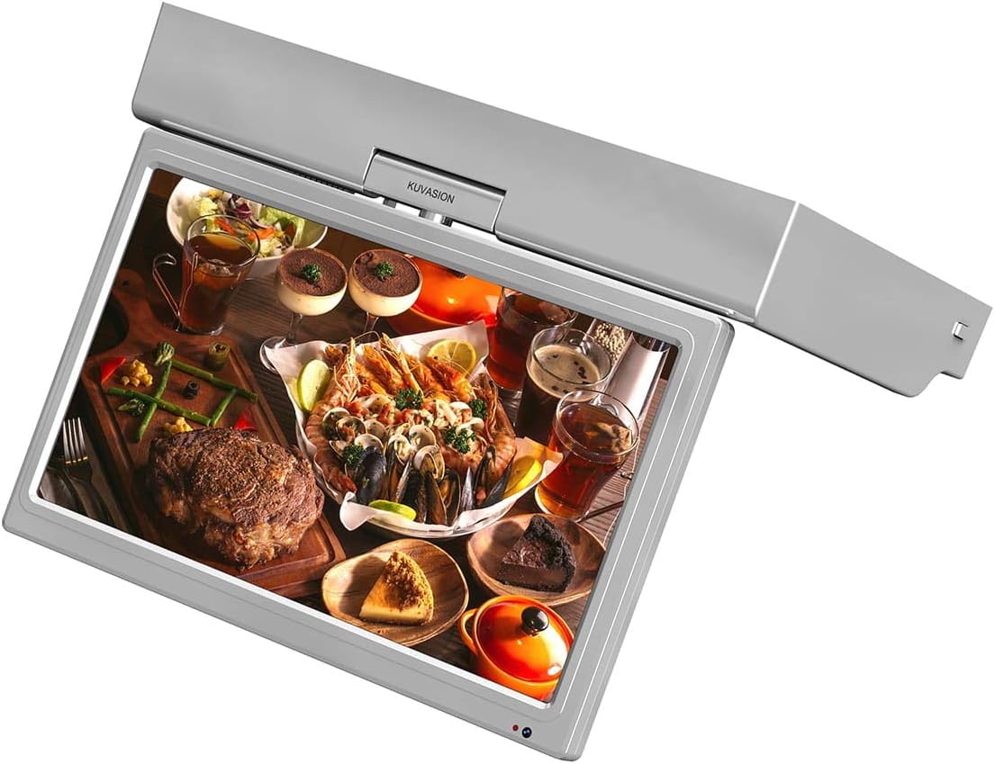 15.6 Inches 1080p Flip Down Kitchen TV with Built-in Tuner D42899