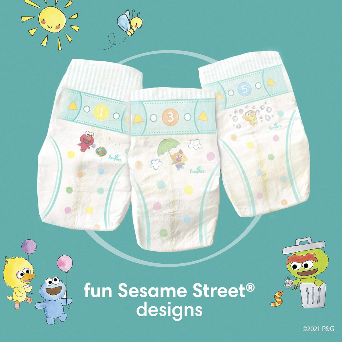 Size 4 Baby Dry Diapers, 28 Count Z260565