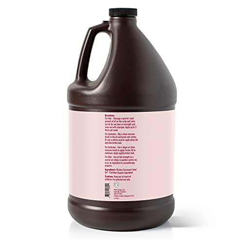 USDA Organic Cold Pressed 100% Pure Castor Oil 16 oz S7852