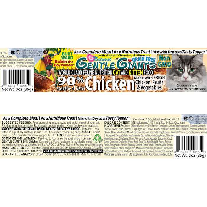 Natural Non-GMO Chicken Cat & Kitten Can Food Z29767