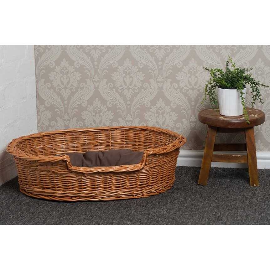 Wicker Dog Bed Basket S42790