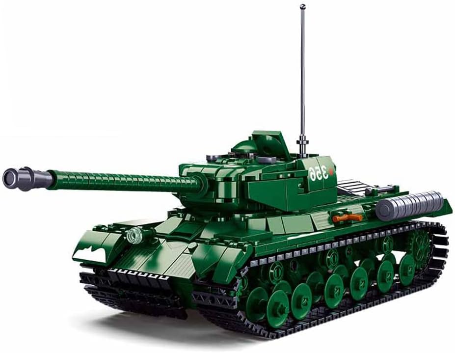 845 PCS Building Block Tank Model with 3 Soldier Figures Y684