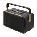 Retro Style Smart Home Speaker with Wi-Fi, Bluetooth and Voice Assistants (Black/Gold) Z976556