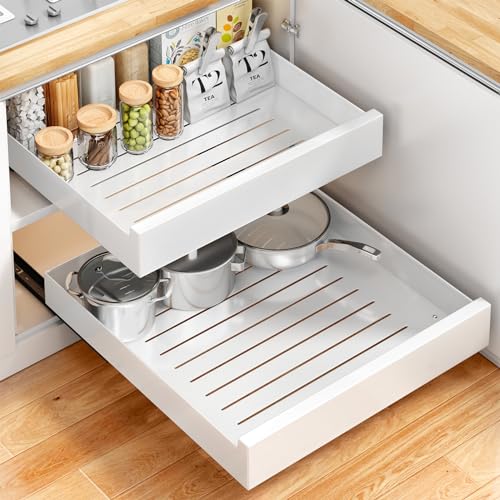 Expandable Slide out Drawer Cabinet Organizer W7209