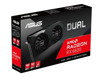 Graphics Card Radeon RX 6600 8 GB GDDR6 PCIe 4.0 HDMI DisplayPort F685863