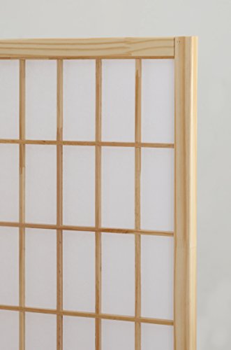 Natural 4 Panel Room Divider C515