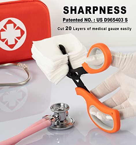 2 Pack Stainless Steel Medical Scissors with Non-Stick Blades A750889