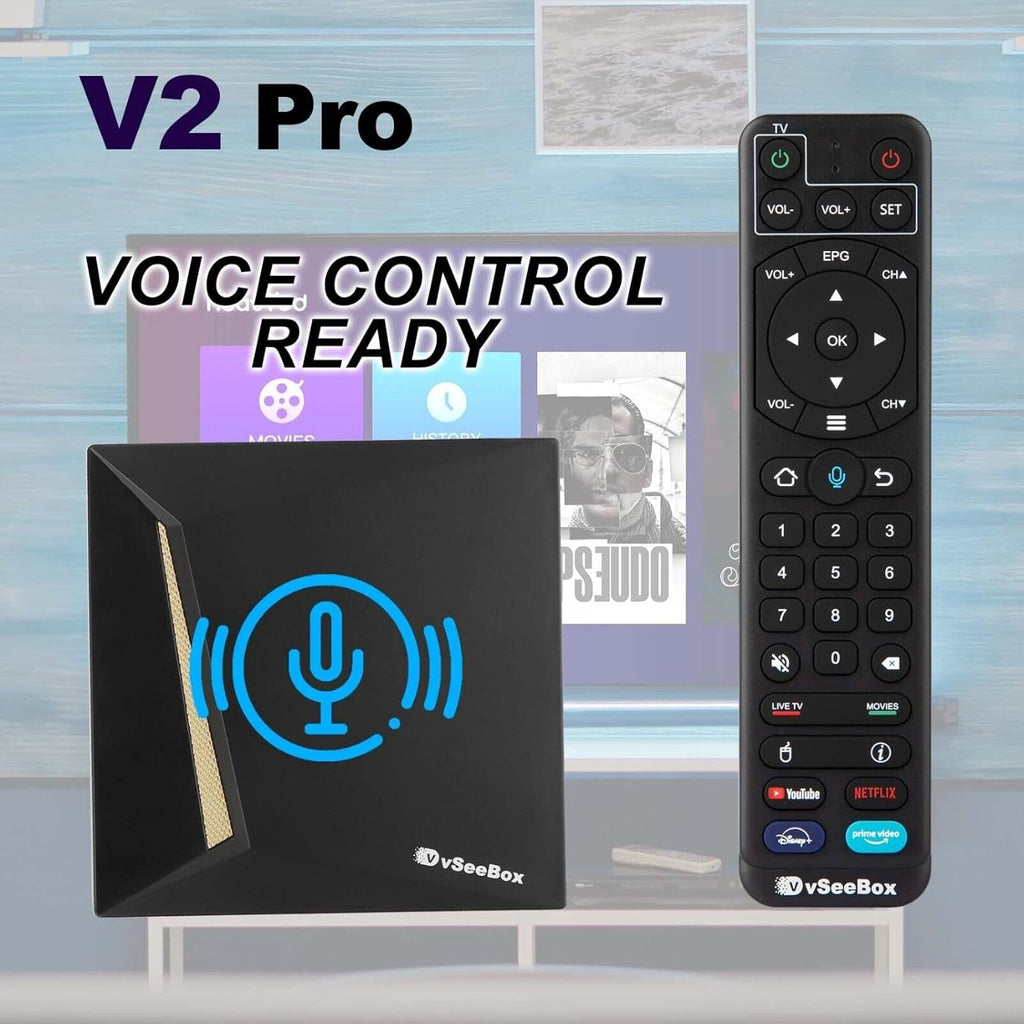 vSeeBox with Bluetooth Voice Remote & Wi-Fi S921570